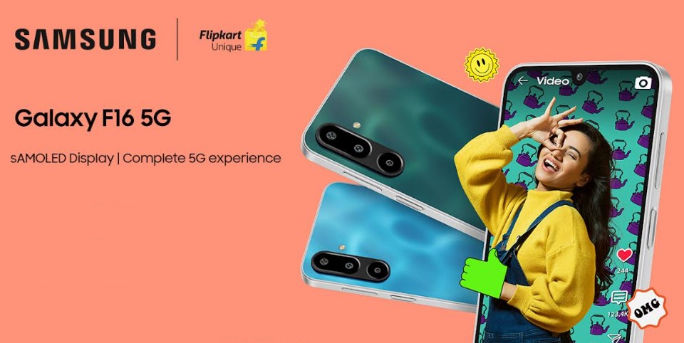 Samsung Galaxy F16 5G series.