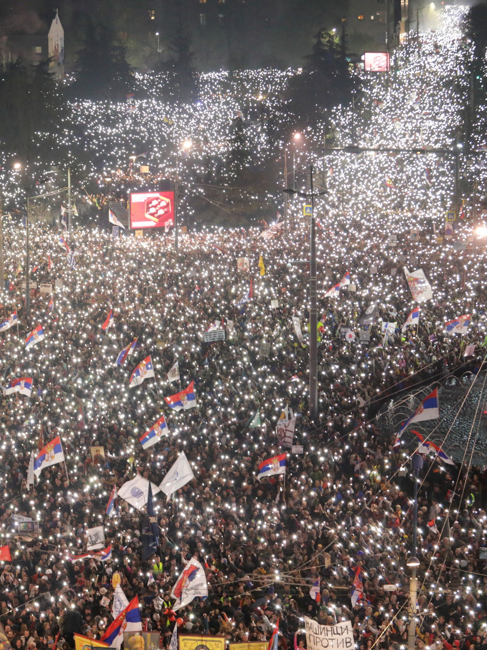 If confirmed, the estimated turnout would make Saturday's demonstration one of the largest Serbia has seen in recent years.