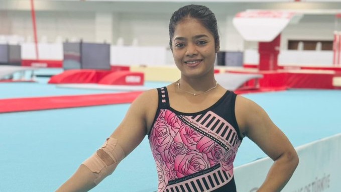 Indian gymnast Pranati Nayak wins bronze in vault final at FIG World Cup