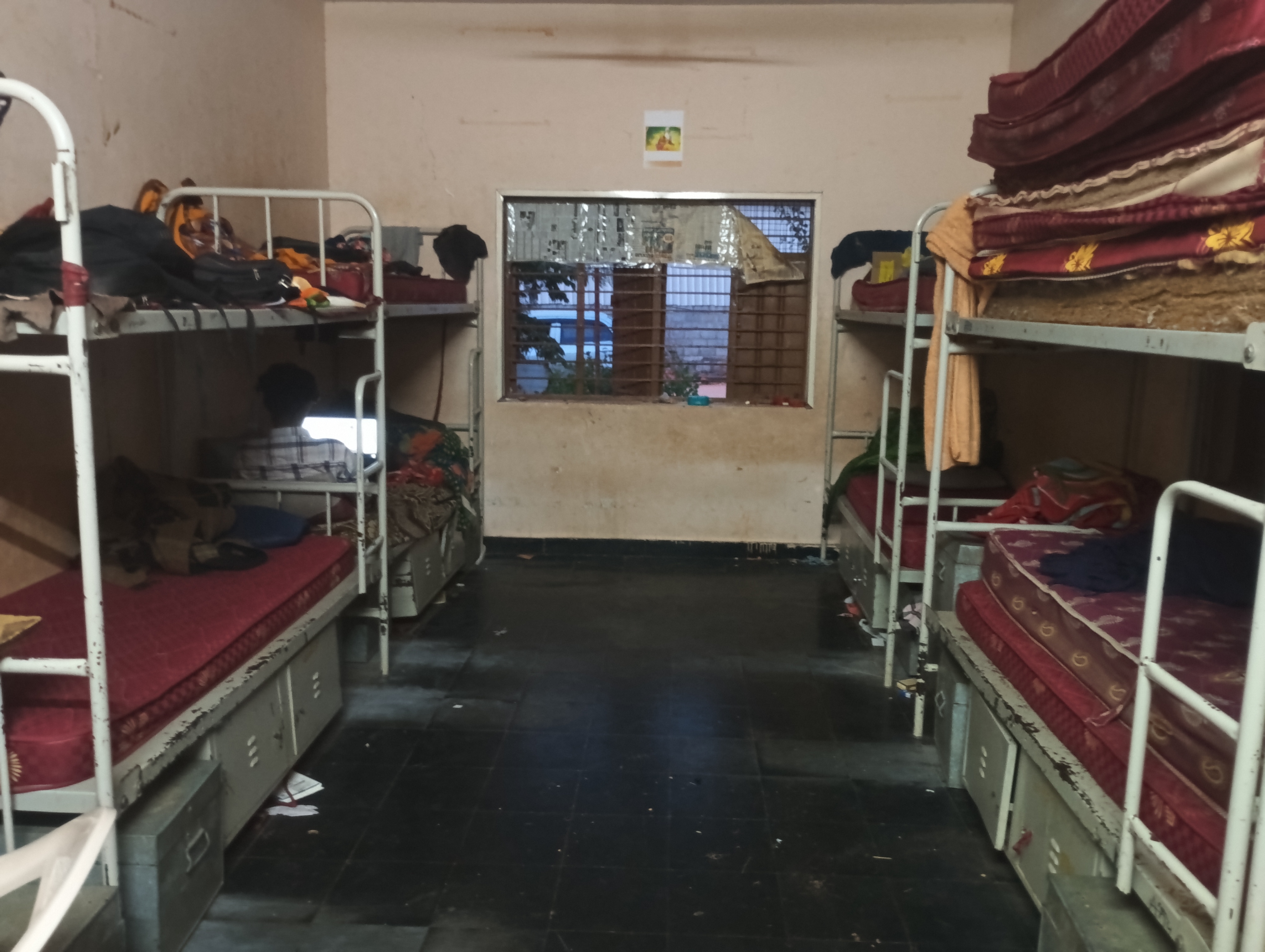 A government boys’ hostel in Bengaluru; overcrowded rooms at a post-metric hostel in Chikkaballapur district.