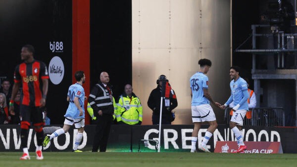 Marmoush fires Man City into FA Cup semis with 2-1 win over Bournemouth