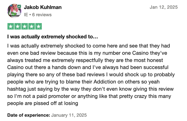 MetaWin review on Trustpilot