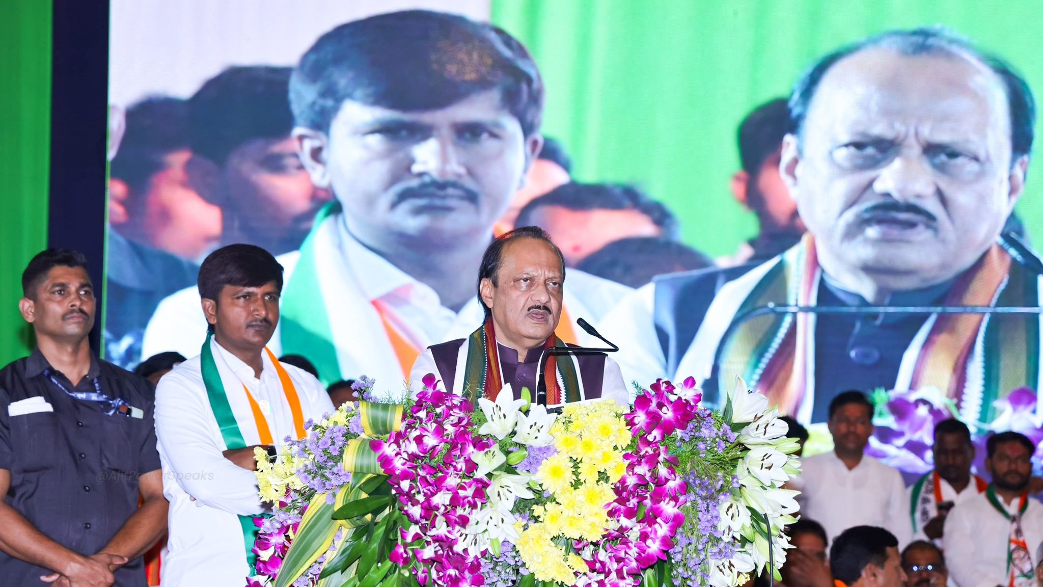 'Stay away from anti-social elements', Ajit Pawar tells NCP workers amid sarpanch murder in Beed