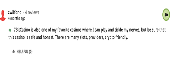 7Bit review on AskGamblers