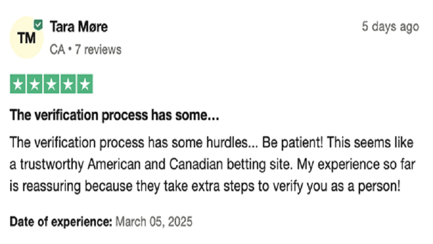 1xBet review on Trustpilot