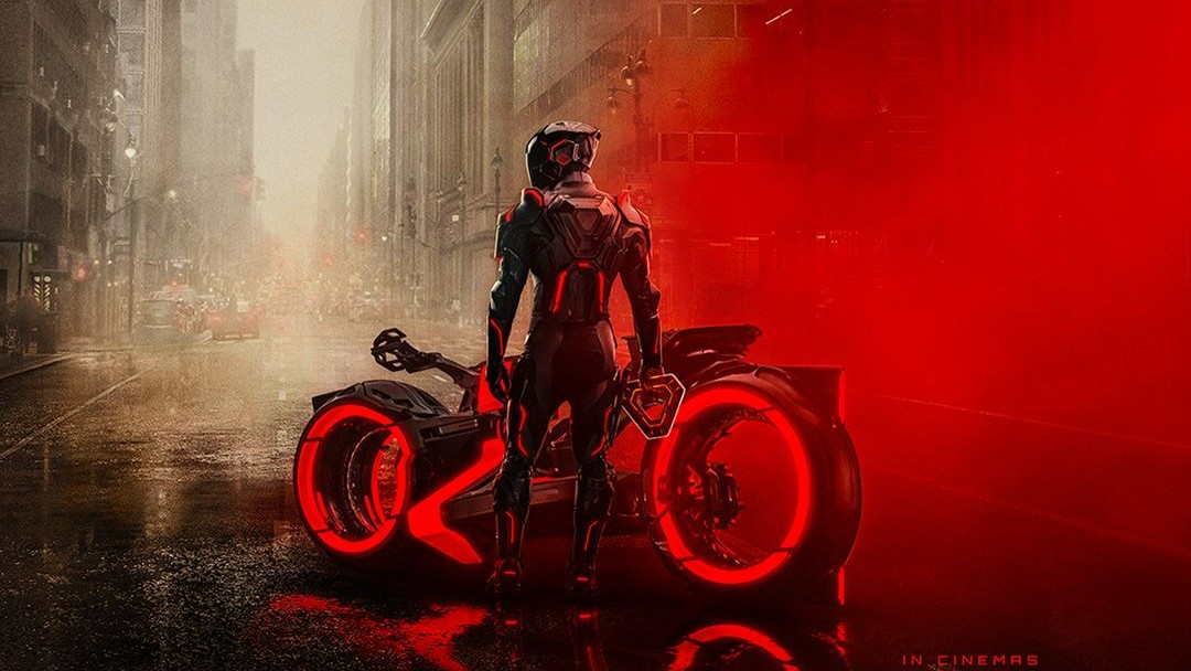 Poster of the American science fiction action film Tron: Ares.