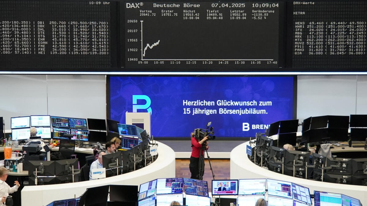 Global stocks slide on tariff turmoil, recession fear mounts