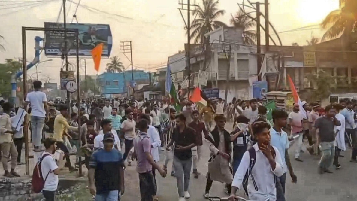 Situation in Murshidabad peaceful after Waqf protest violence; net suspended
