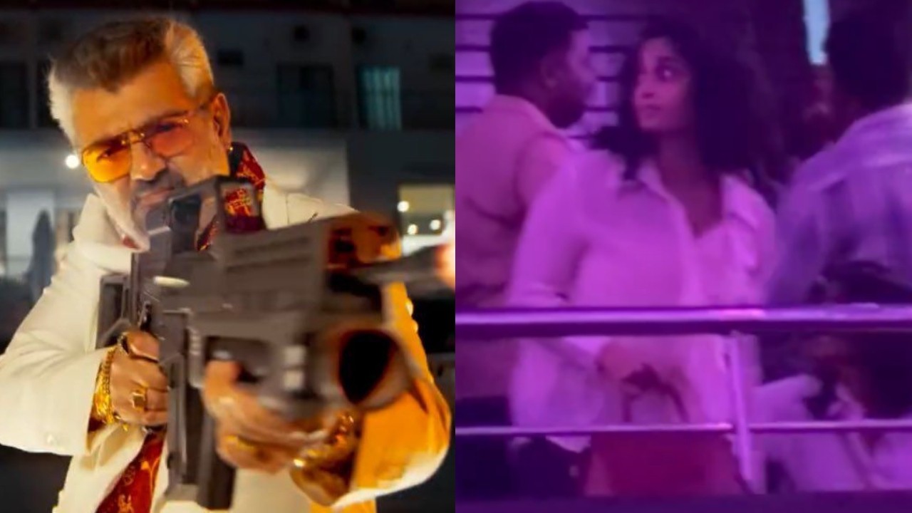 Watch | Shalini Ajith, daughter Anoushka catch 'Good Bad Ugly' at Chennai's Rohini theatre