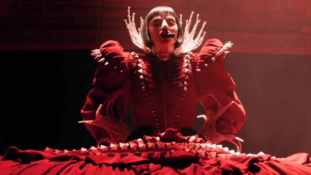 lady gaga coachella red dress Walk, walk, fashion, baby! Lady Gaga transformed the desert into her  personal runway during Coachella weekend one, delivering a show-stopping  performance that was equal parts concert and couture. Over the course of