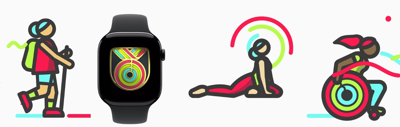 Apple Watch Activity Rings rewards.