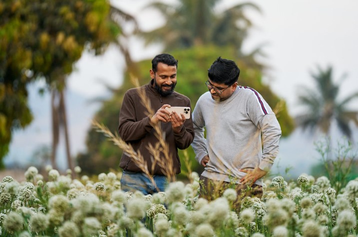 Filmmaker Chanakya Vyas (right) and cinematographer Amith Surendran (left) use Action mode to capture multiple takes in a narrow window of time on the set of Mangya.