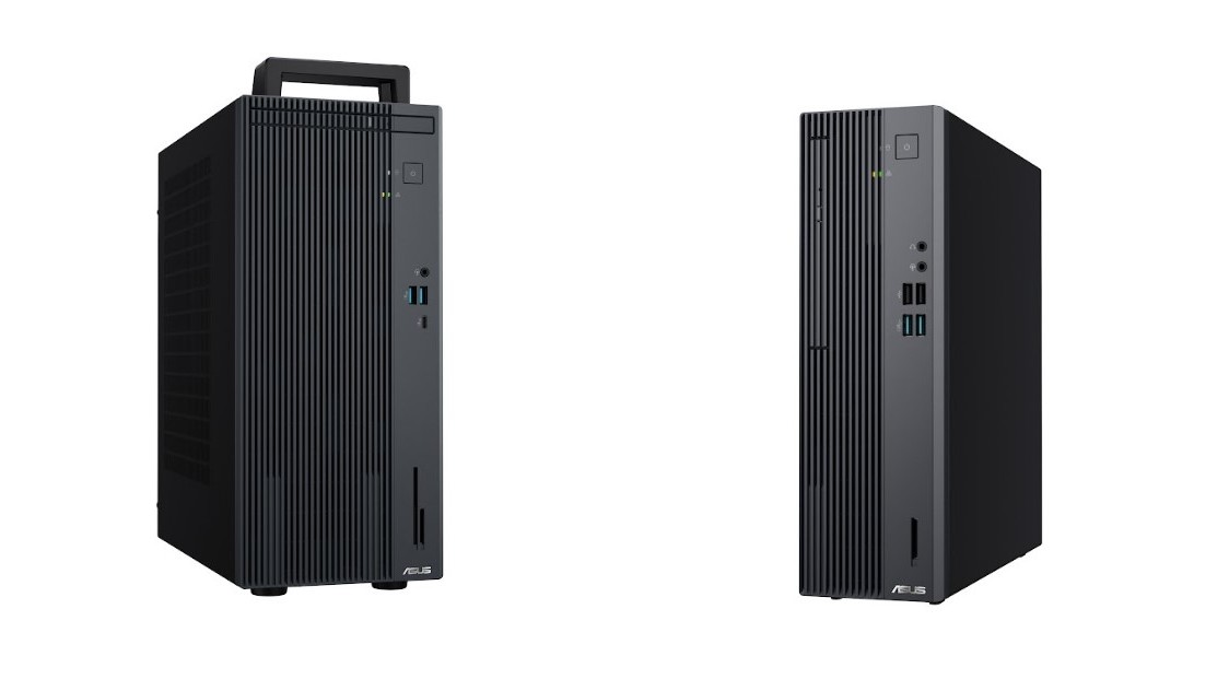 Asus V500 Mini Tower (left) and S501 (right).