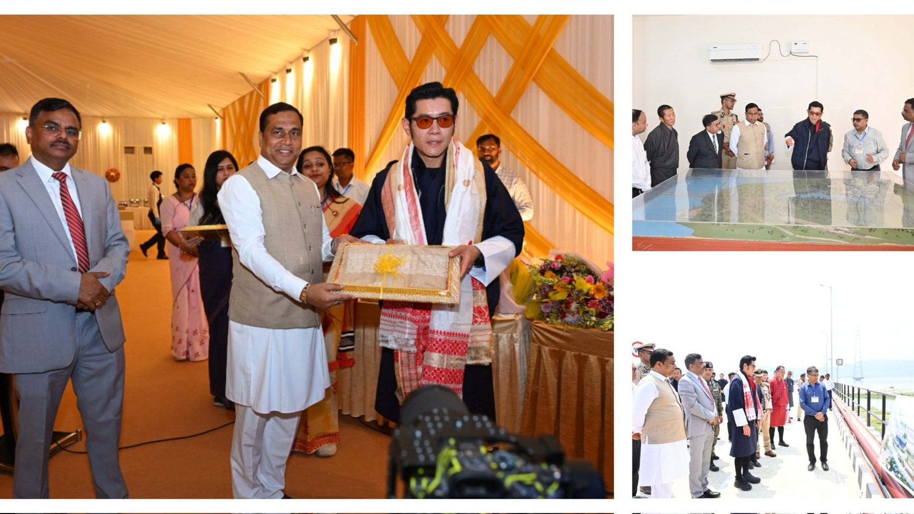 Bhutan King visits India's first International Multimodal Logistics Park in Assam