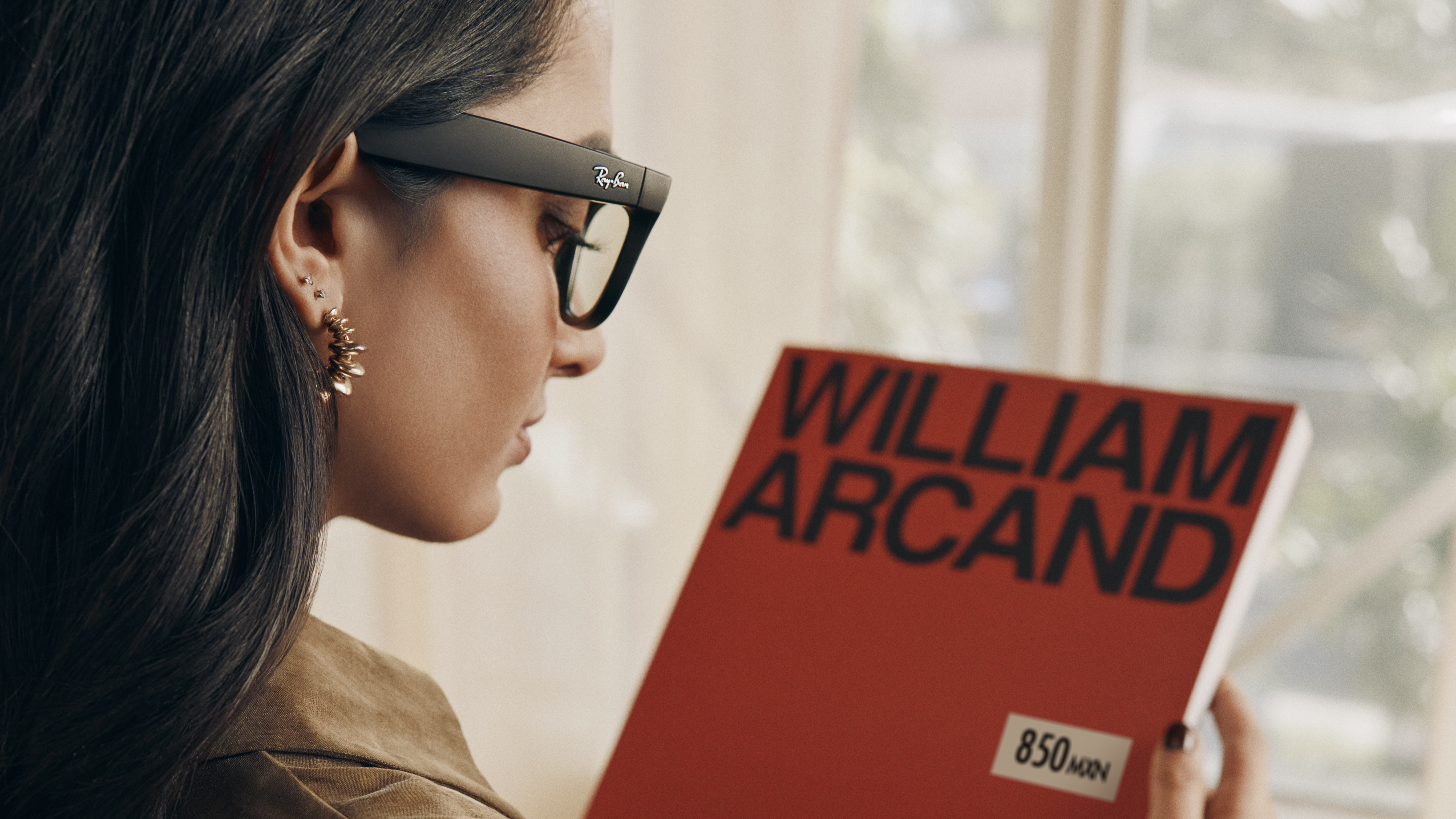 Ray-Ban Meta glasses.