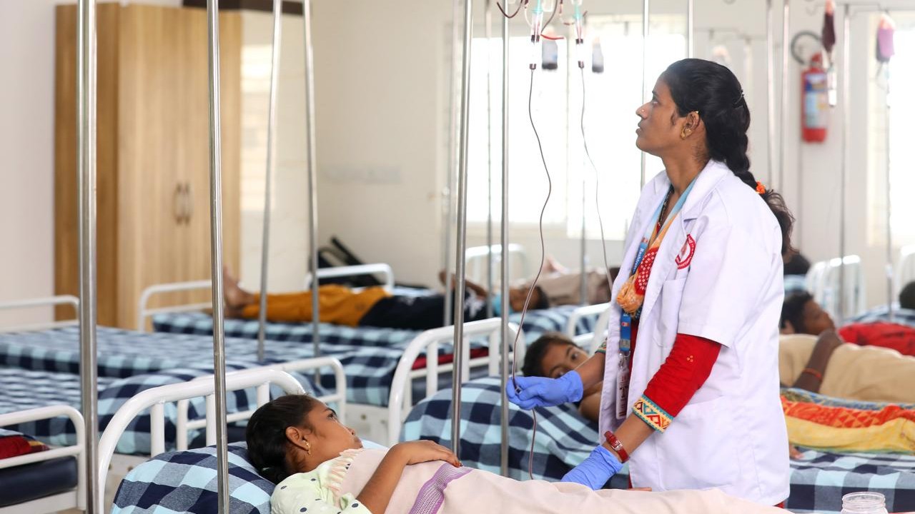Free medical care for thalassemia patients in Chamarajpet