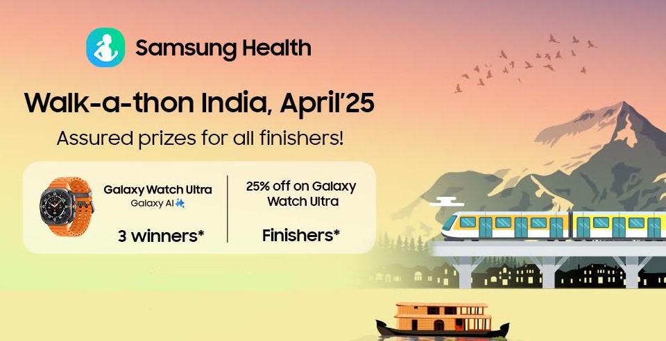 Samsung launches second edition of Walk-a-thon India.