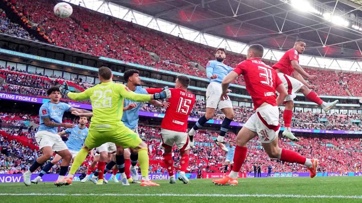 Man City beat Forest 2-0 to reach third straight FA Cup final