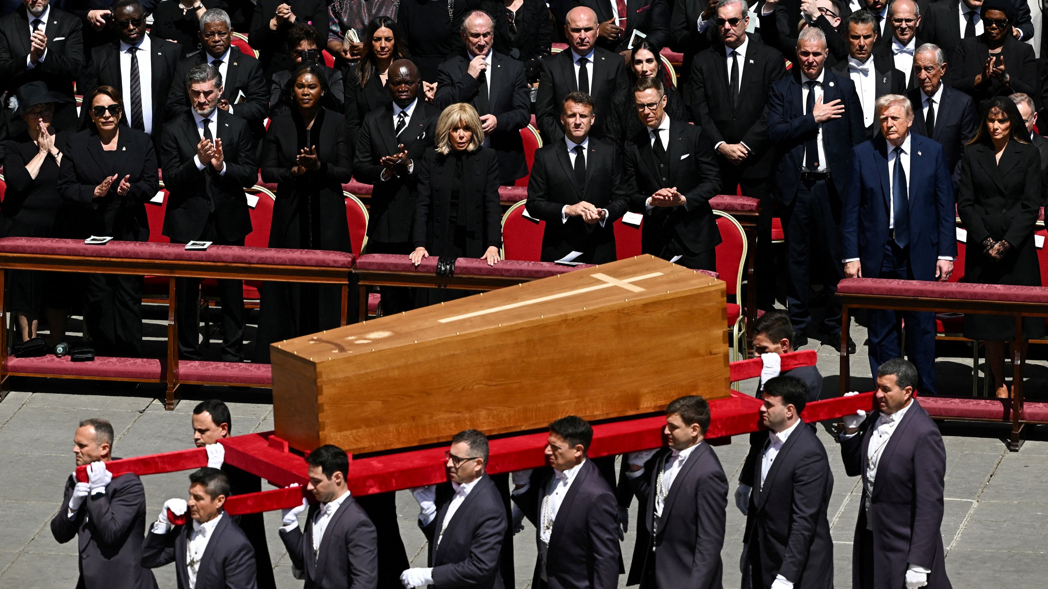 Trump, Macron, to Murmu: World leaders attend Pope Francis' funeral