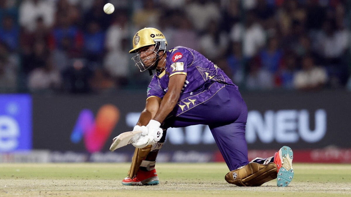 IPL 2025| Raghuvanshi, Rinku power KKR to 204/9 against DC 