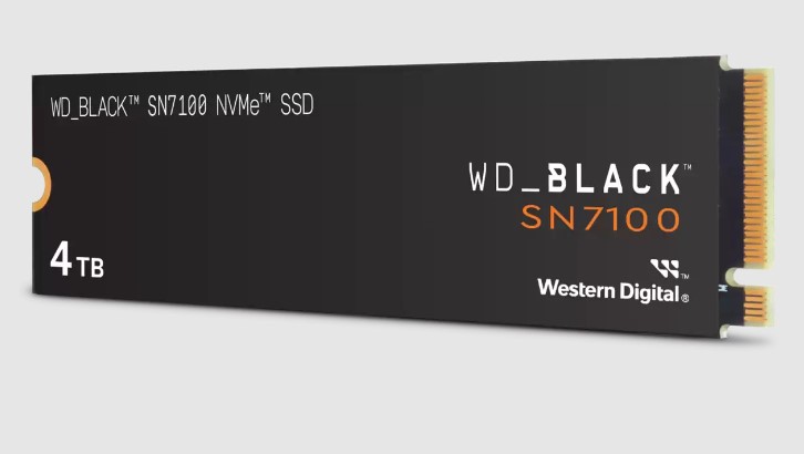 SN7100 NVMe SSD 4TB storage.