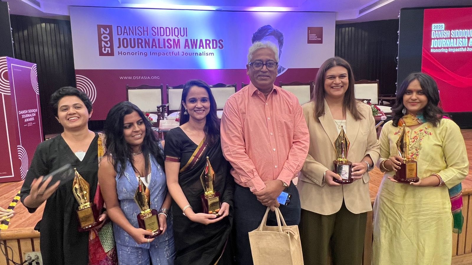 Five journalists honoured at 2025 Danish Siddiqui Journalism Awards