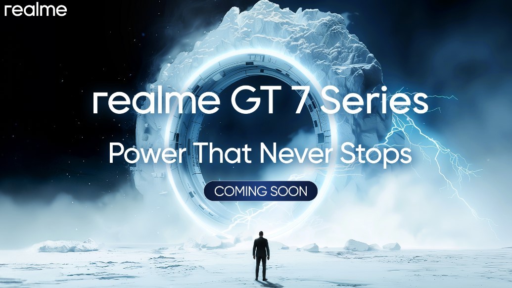 Realme GT 7 teaser.