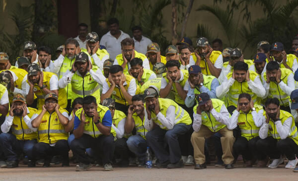 Officials said the demonstrations were restricted to the Fire and Emergency Services campus in Halasuru, Bengaluru.
