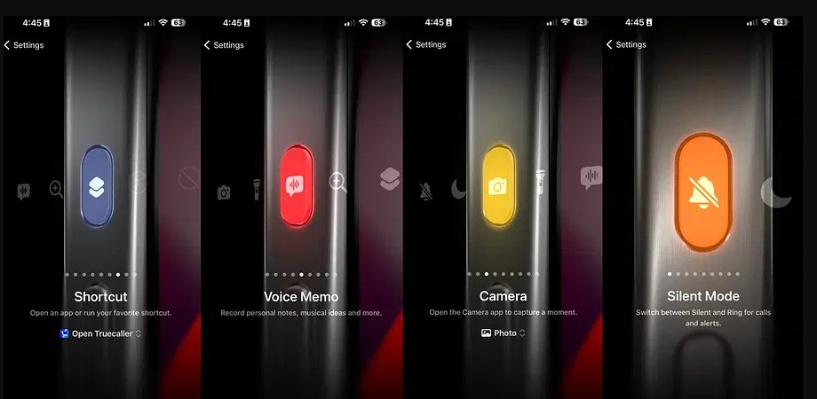 Action button on the iPhone 15 Pro Max.