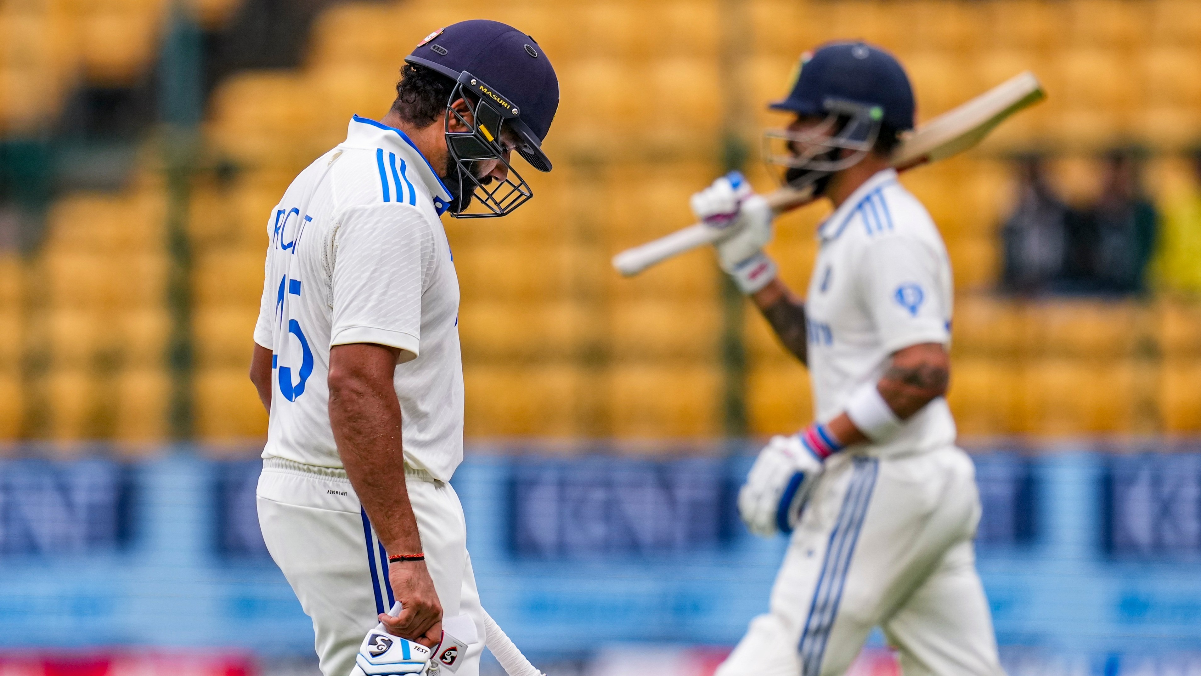 Transition on as two greats leave stage