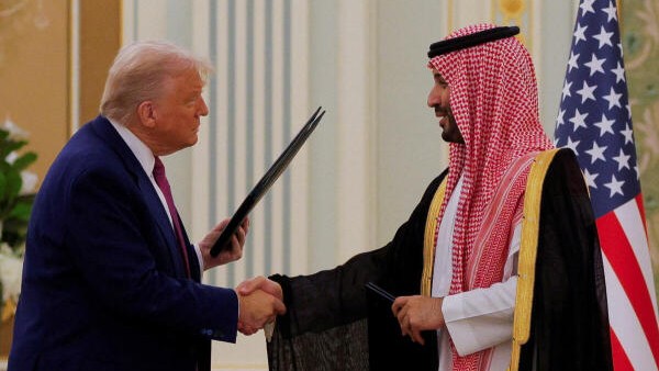 US president Trump, Saudi crown prince sign economic partnership agreement
