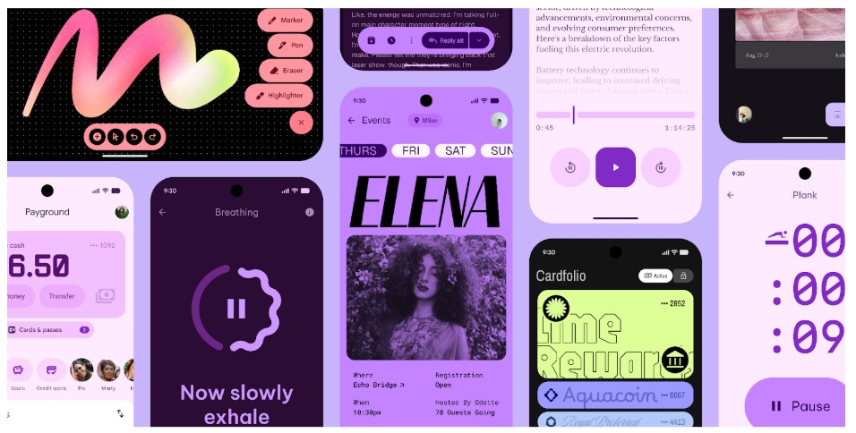 Material-3 Expressive Design system.