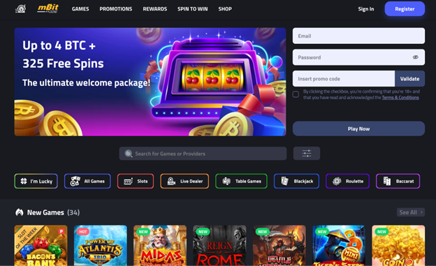 mBit homepage