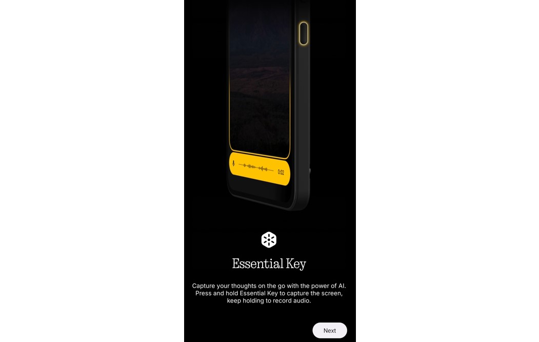 CMF Phone 2 Pro's Essential Space key.