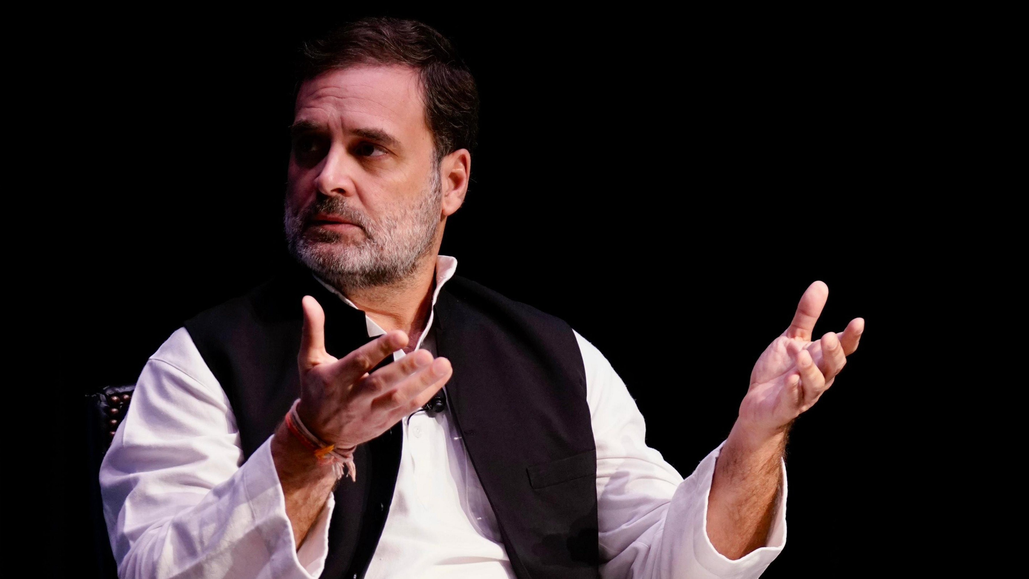 LoP in Lok Sabha and Congress leader Rahul Gandhi.