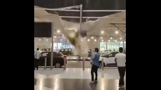 Canopy at Delhi airport's Terminal 1 partially collapses amid heavy rains