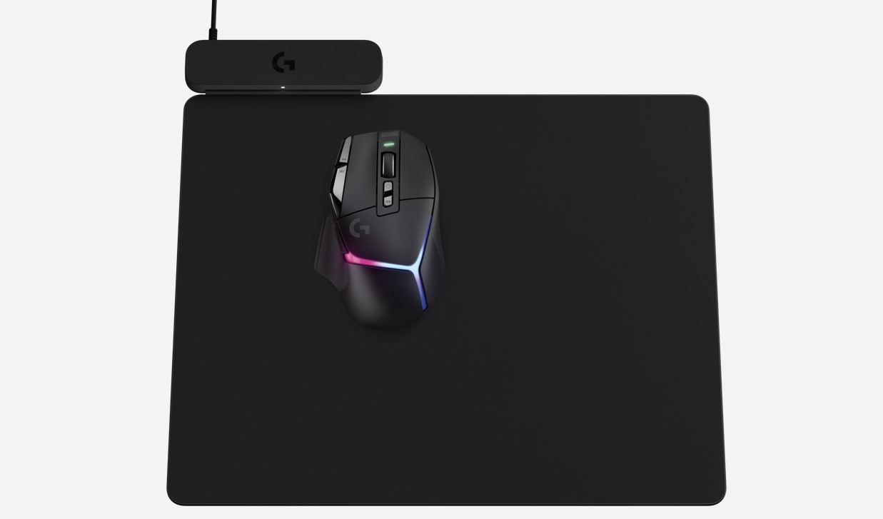 Logitech Powerplay 2 mouse pad.