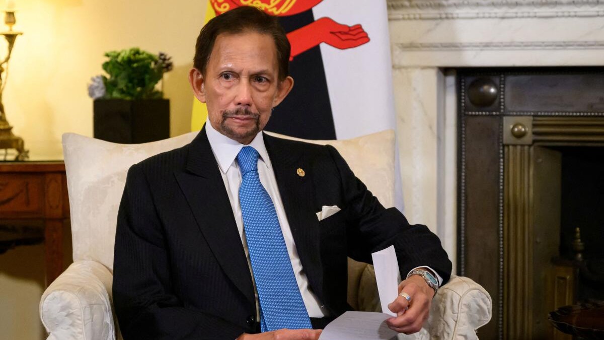 Brunei ruler discharged from hospital, resting in Malaysia