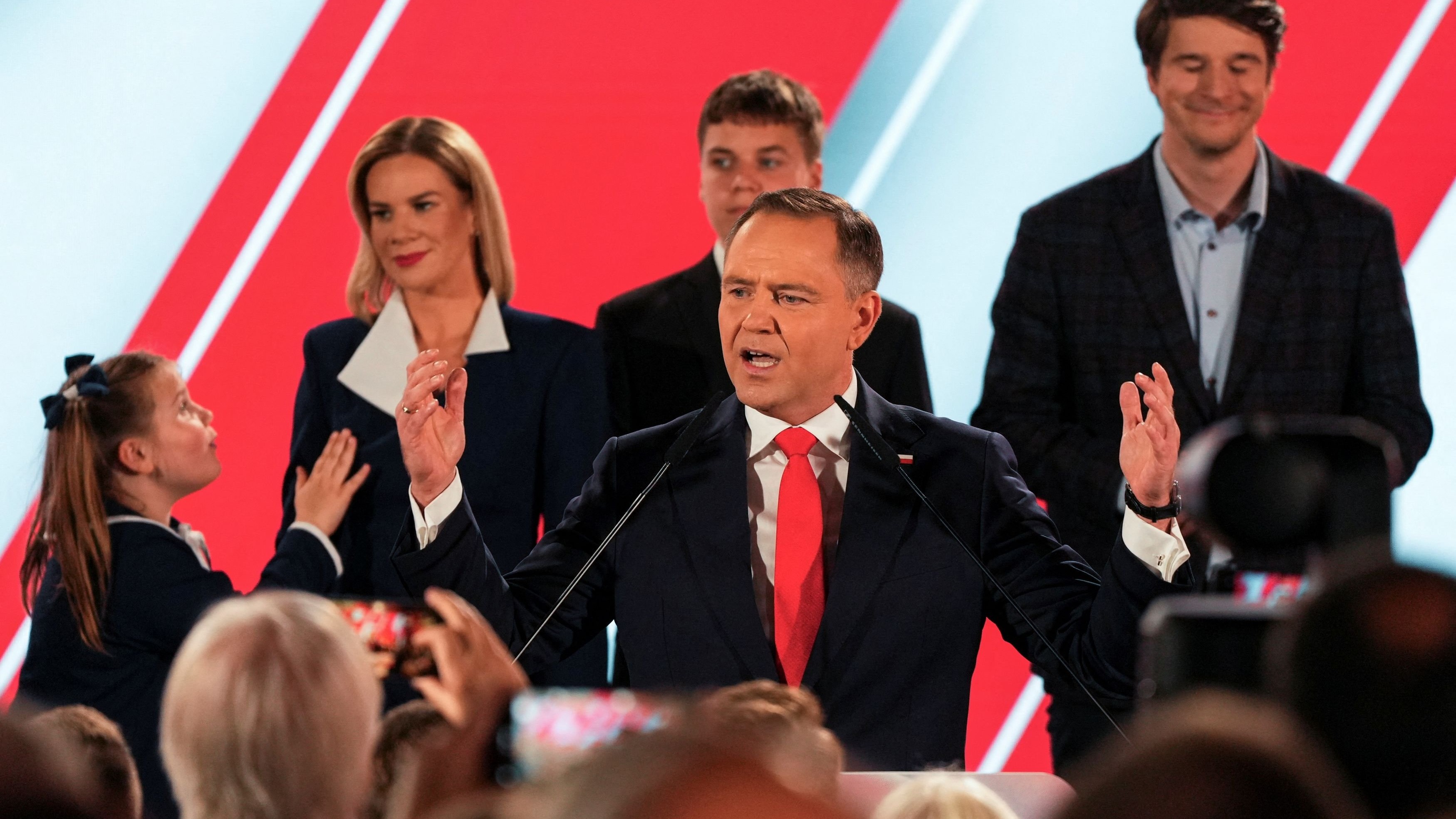 Polish nationalist Nawrocki seen narrowly ahead in presidential election
