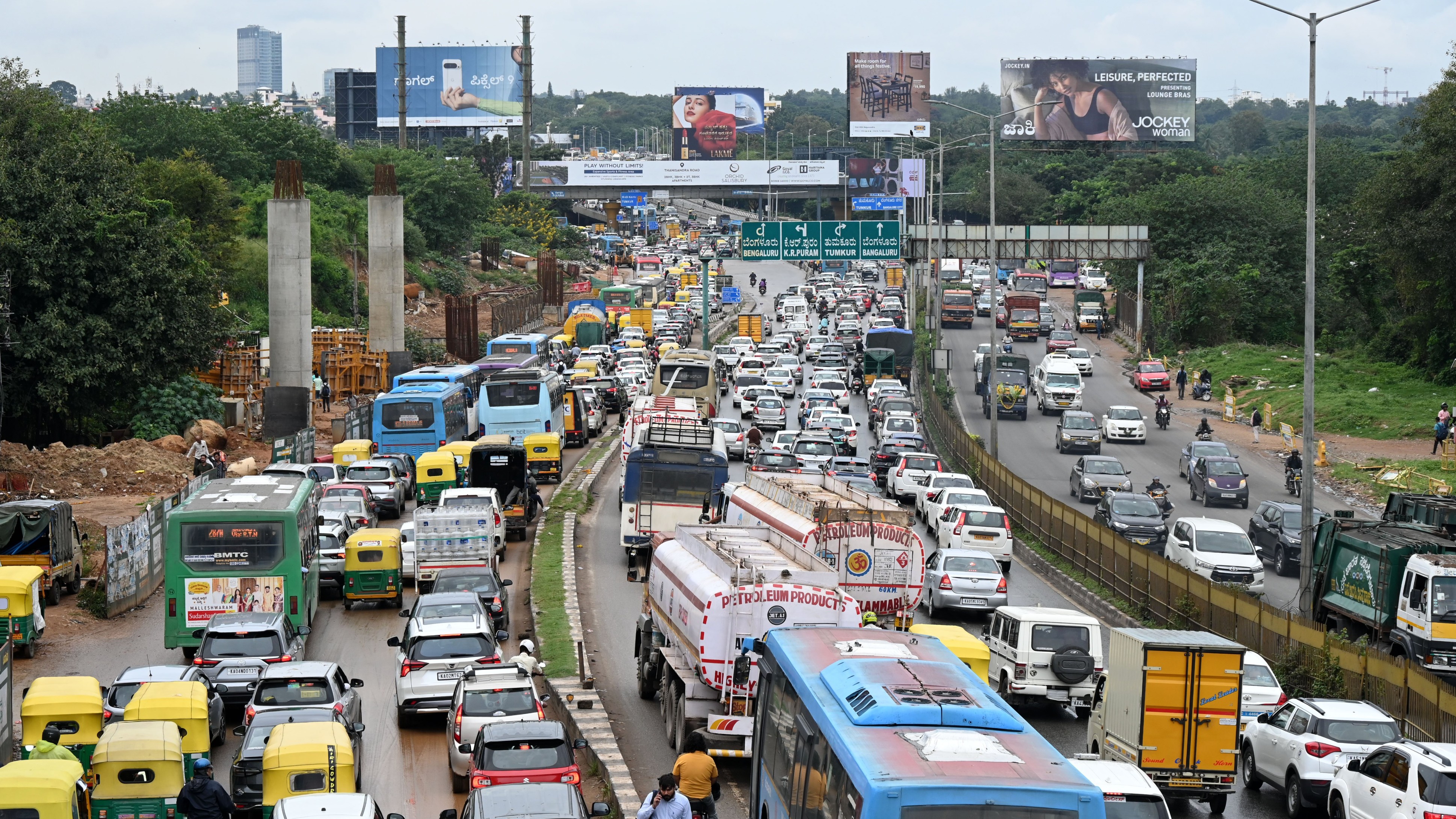Hebbal flyover’s city-bound lane to be shut tonight