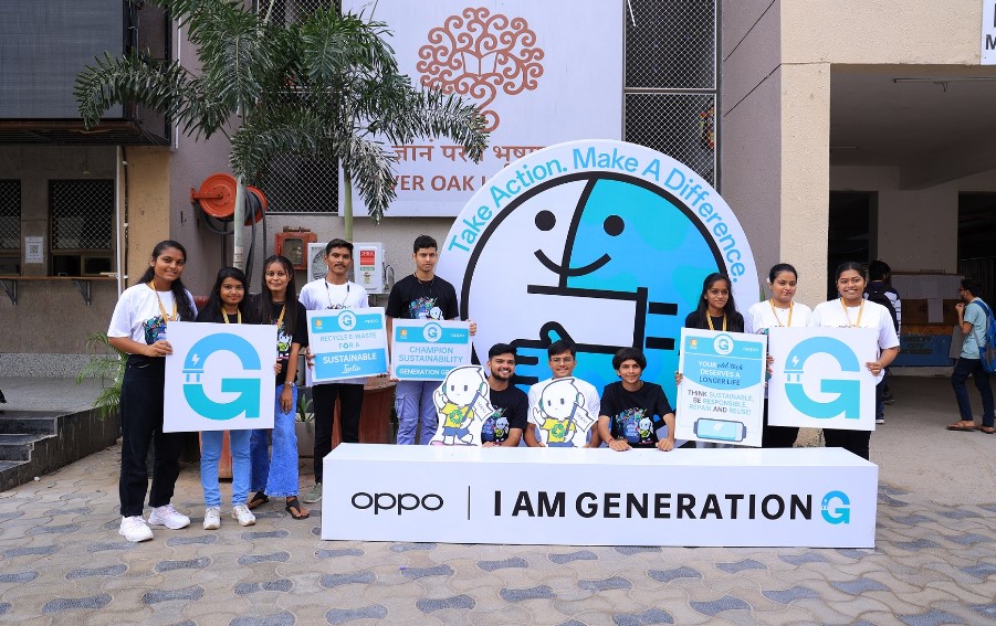 Oppo's green campaign in India.