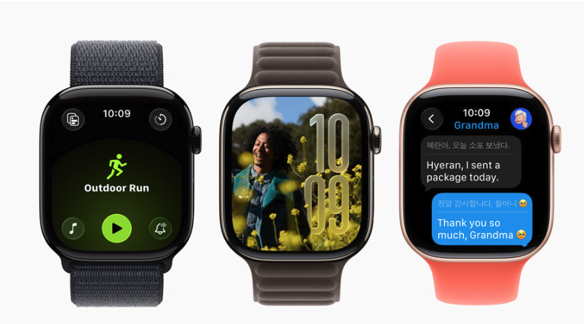 The new watchOS 26 UI.