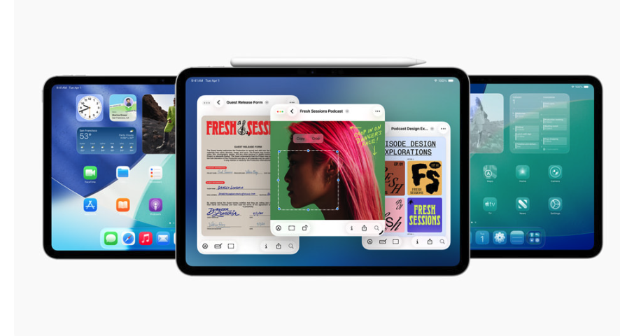 iPadOS 26 UI.