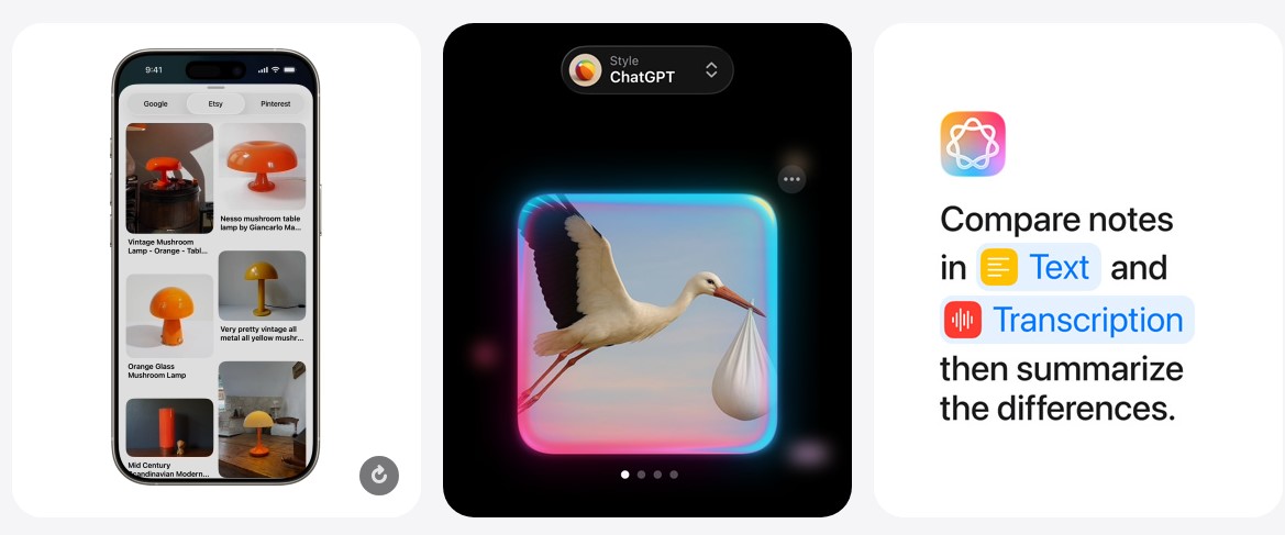 Improvements Apple Intelligence features.