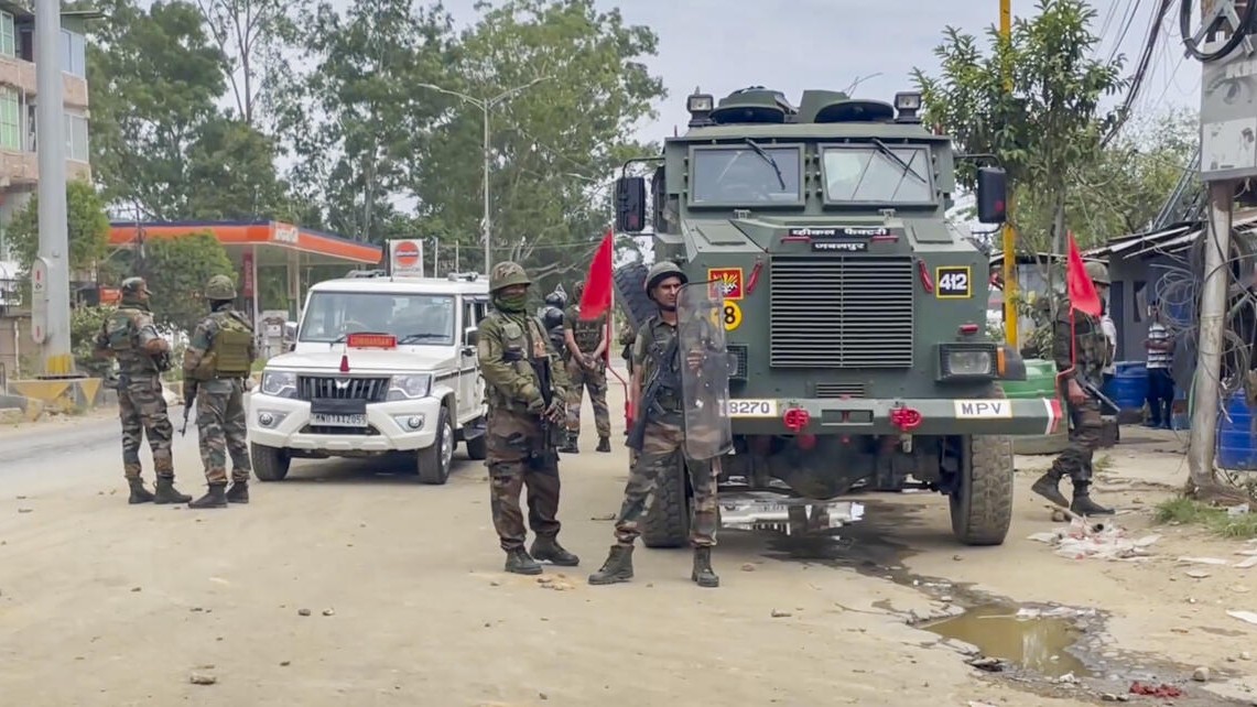 Manipur: Protests against arrest of Arambai Tenggol leader continue, 2 policemen injured