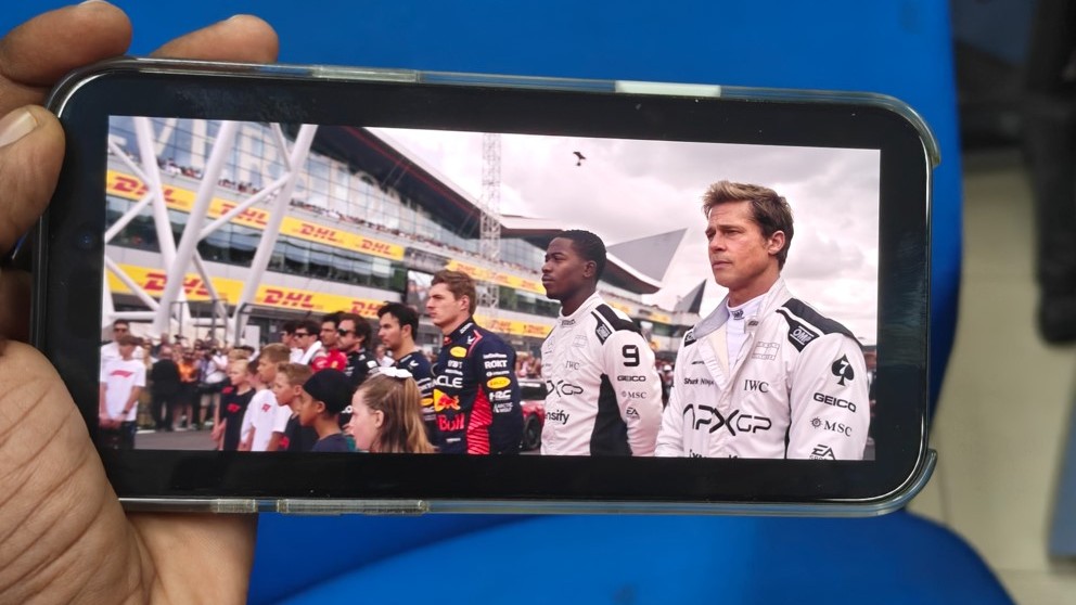 Apple's special haptic F1 movie trailer lets iPhone users get a feel of engine vibrations