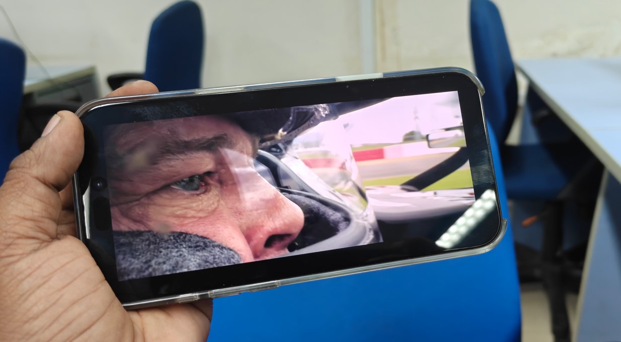 Screengrab of F1 the Movie trailer.