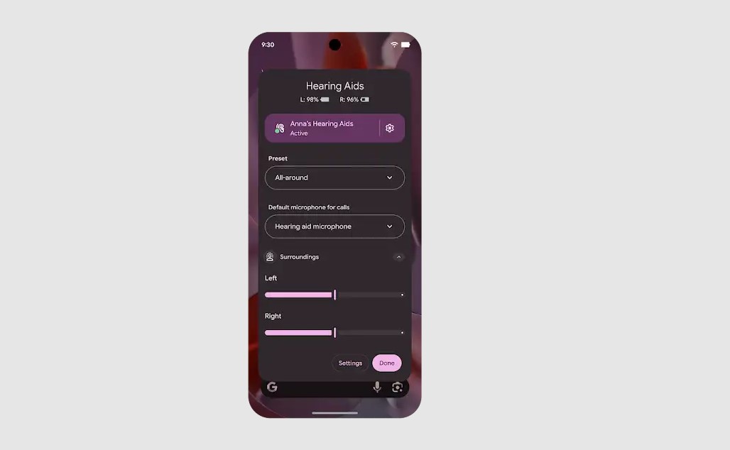 Android 16 brings native support for more hearing aids with Android phones.