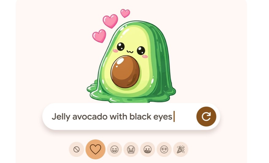 AI Sticker creator in Gboard.