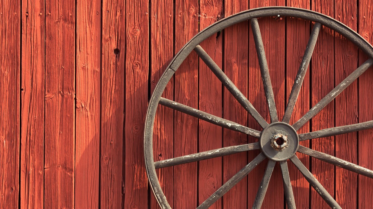 How was wheel invented? 